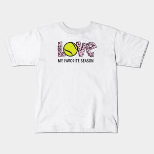 Love, my favorite season Kids T-Shirt